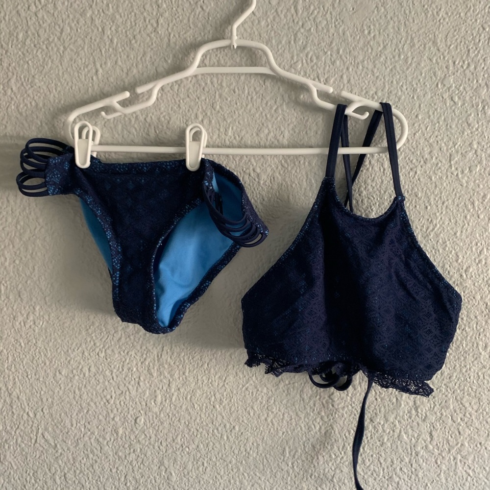 Blue bikini swim suit M